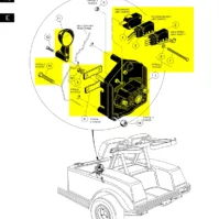 Club Car DS 1996-up 48V Golf Cart Forward and Reverse Switch, Powerdrive System, OEM# 101753005 102250201 101979101 1014808 1012987 - Image 6