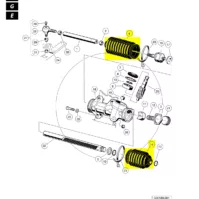 Club Car DS Gas and Electric Passenger Side,Driver Side Steering Bellows Replace OEM 1013035, 101880001 - Image 4