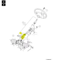 Club Car Precedent 2004-Up and Tempo 2018-Up Models Steering Prec Lower Yoke Universal Joint Replace OEM 103810201 - Image 5