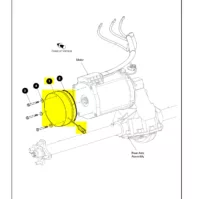 EZGO RXV (2008-2019) 48V Electric & Lithium Golf Cart Motor Brake Replaces OEM# 617766 610065 - Image 4
