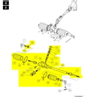 Club Car Precedent Tempo Golf Cart Steering Gear Box Assembly - Image 6