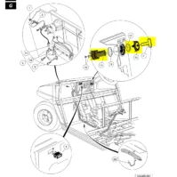 Club Car DS 1996-up Golf Cart Ignition Switch with Keys Replace OEM# 1018263-01, 101826301 - Image 3