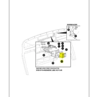 EZGO TXT 2003-up PDS Golf Cart Forward Reverse Switch Assembly for FWD REV Rocker Button, Replace OEM# 74323G01 74323-G01 - Image 6
