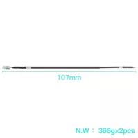 Club Car DS Brake Cable Kit Driver & Passenger Side Cables Replace OEM 102022101 - Image 3