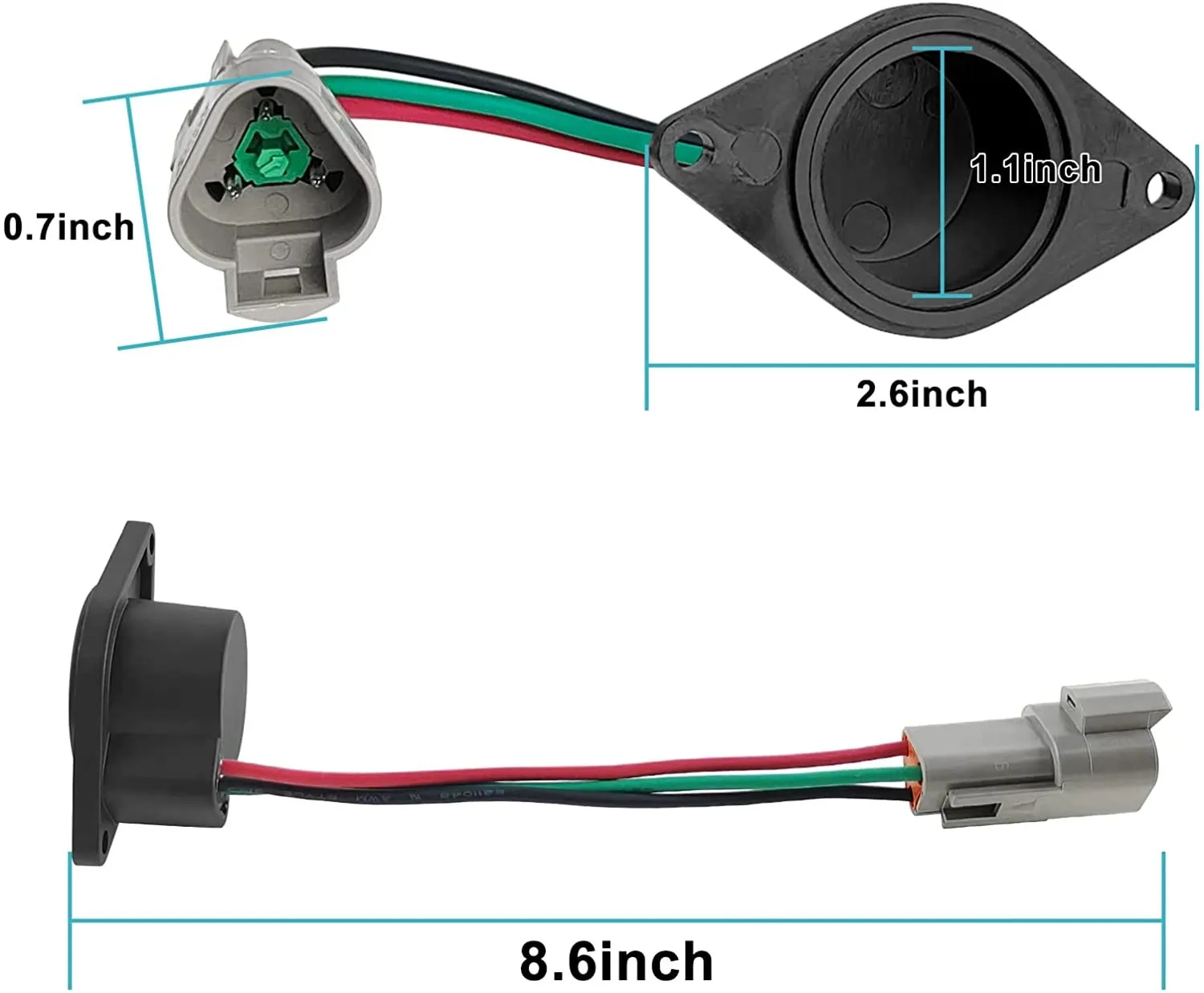 Club Car Precedent Golf Cart Speed Sensor High-Speed Magnet IQ Sensor Replace OEM 102704901 - Image 2