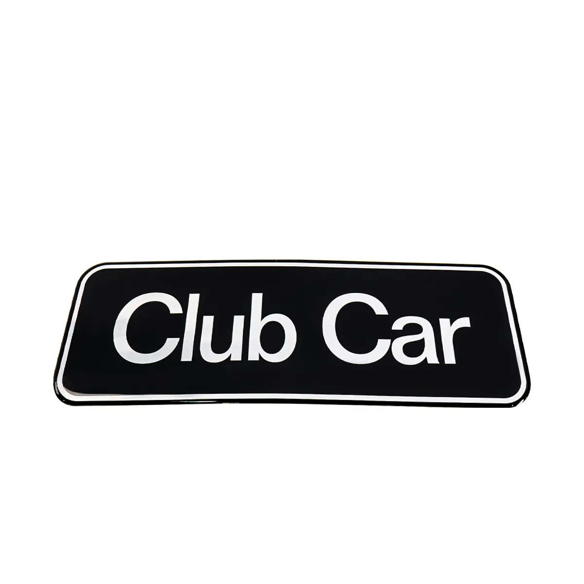 Club Car Golf Cart Tempo & Onward Nameplate Logo Gold & Silver - Image 2