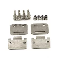 Club Car DS 1979-Up Golf Cart Seat Hinge Set, BODY HINGE PLATE, SEAT HINGE PLATE, STAINLESS STEEL Replace OEM 1011652 1012412 - Image 4