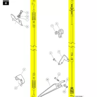 Club Car DS Golf Cart Governor & Accelerator Cable Snap in Kawasaki FE290 2004 & UP, Replace OEM 102336101, 102336001 - Image 5