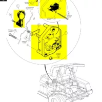 Club Car DS 36V Forward Reverse Switch Compatible Replace OEM 1011997 101753003 1014808 1012987 - Image 5