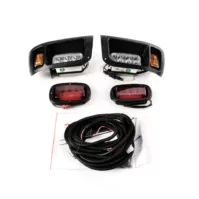 Club Car DS 1993-UP Gas & Electric LED Lighting 12V Headlight Tail Light Kit - Image 3