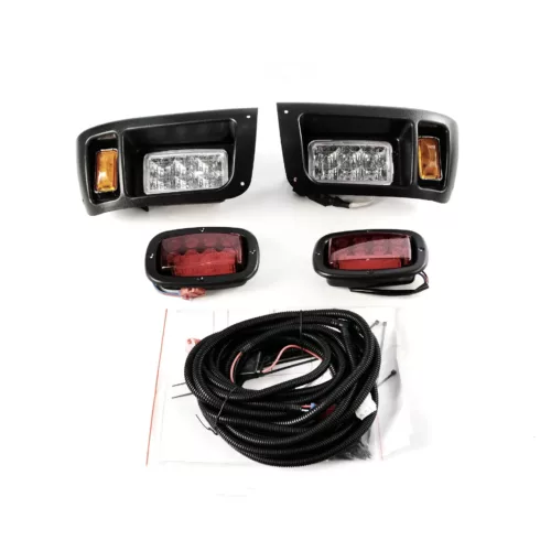 Club Car DS 1993-UP Gas & Electric LED Lighting 12V Headlight Tail Light Kit