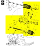 Club Car DS, Carryall, Villager Gas or Electric 1984-Up Models Golf Cart Steering Gear Box Assembly - Image 5
