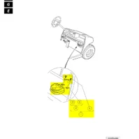 Club Car DS Golf Cart Drink Holder Kit Dual Cup Holder Kit OEM 1016811, 101708301 - Image 6