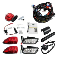 Club Car Tempo Golf Cart LED Light Kit Headlight and Tail Light With Harness Kit