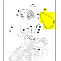 EZGO TXT Medalist Starter Generator Belt OEM 26414G01, 630587 - Image 4